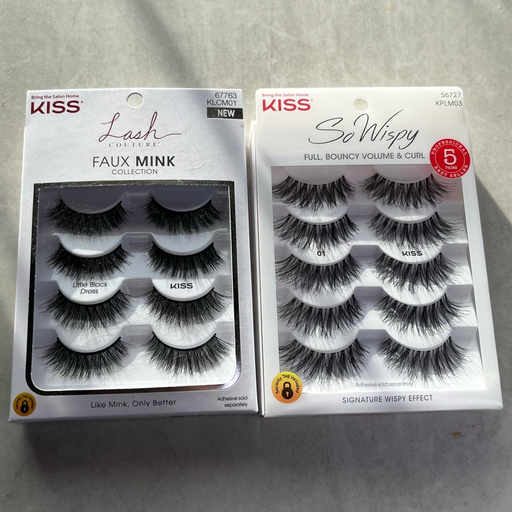 2 Brand New Kiss Lashes